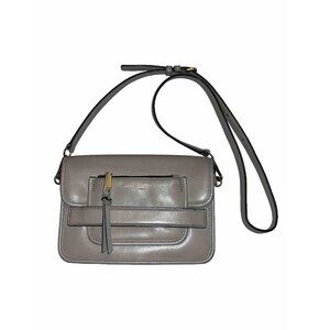 Marc Jacobs Leather Handbag Madison Convertible Shoulder/clutch Gray
